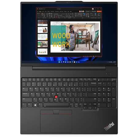 Ноутбук Lenovo ThinkPad E16 G1 Core i7 13700H/32Gb/512Gb SSD/16" WUXGA/DOS Black