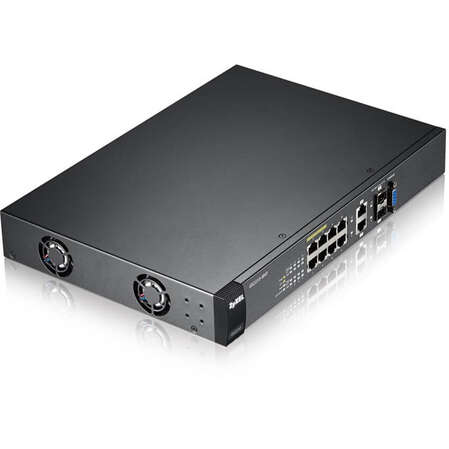 Коммутатор Zyxel GS2210-8HP, L2, 8xGbLAN PoE+, 2xCombo (SFP/LAN)