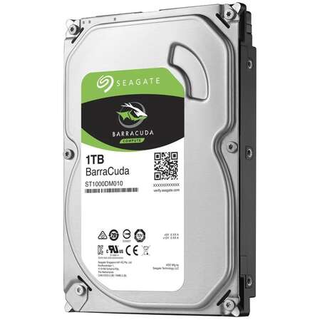 Внутренний жесткий диск 3,5" 1Tb Seagate (ST1000DM010) 64Mb 7200rpm SATA3 Barracuda RECERTIFIED OEM