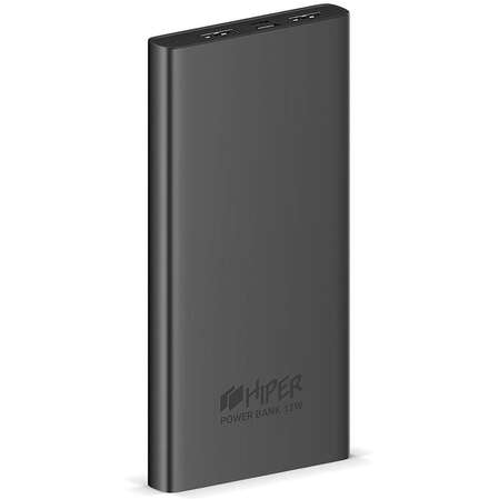 Внешний аккумулятор Hiper METAL 10K 10000mAh серый