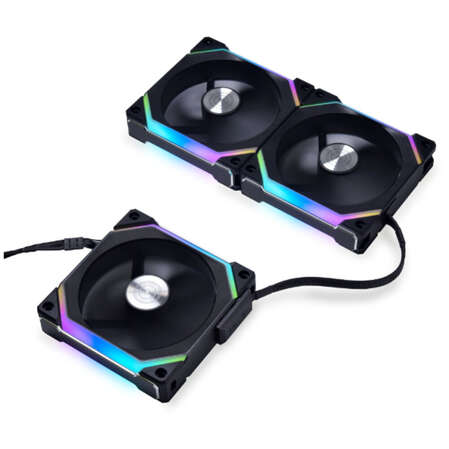 Вентилятор 120x120 Lian Li UNI Fan SL V2 120 ARGB PWM 2000rpm (3-Pack) Black