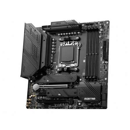 Материнская плата MSI MAG B650M Mortar WiFi Socket-AM5 AMD B650 4xDDR5, 6xSATA3, RAID, 2xM.2, 2xPCI-E16x, 7xUSB3.2, 1xUSB3.2 Type C, DP, HDMI, WiFi, 2.5Glan, mATX Ret