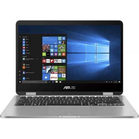 Ноутбук ASUS VivoBook Flip 14 TP401MA-EC296T Pentium Silver N5030/4Gb/128Gb SSD/14" FullHD/Win10 Grey