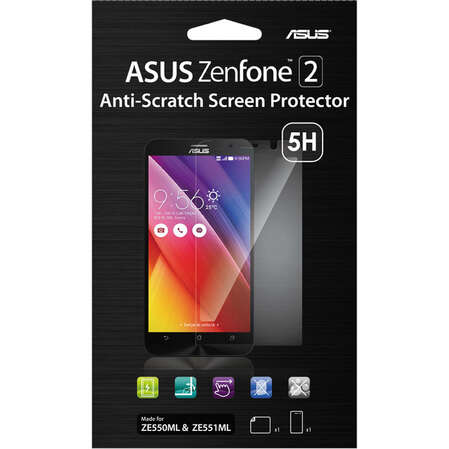 Защитная плёнка для Asus ZenFone 2 ZE550ML\ZE551ML  Asus Anti-Scratch Screen Protector