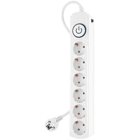 Сетевой фильтр Ippon BK-6-EU-3-10-W 6 розеток 3м белый