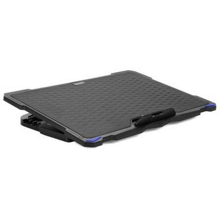 Подставка охлажд. Crown CMLS-403 для ноутбука до 17", 6 вен. 70 мм, black