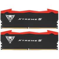 Модуль памяти DIMM 48Gb 2х24Gb DDR5 PC60800 7600MHz Patriot Memory Viper Xtreme 5 Black (PVX548G76C36K)