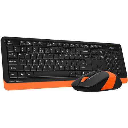 Клавиатура+мышь A4Tech Fstyler FG1010 Black/Orange