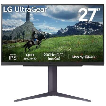 Монитор 27" LG UltraGear 27GS85Q-B IPS 2560x1440 1ms HDMI, DisplayPort