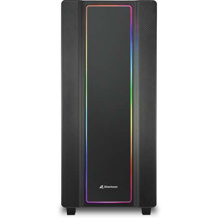 Корпус ATX Miditower Sharkoon REV220 Tempered Glass RGB Led Black