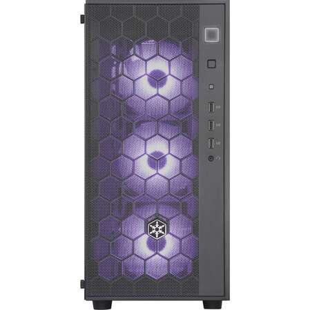 Корпус ATX Miditower Silverstone Fara R1 SST-FAR1B-G Black