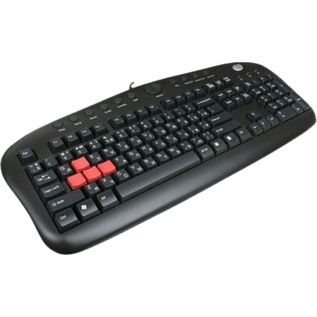 Клавиатура A4Tech KB-28G-1 Grey-Black USB
