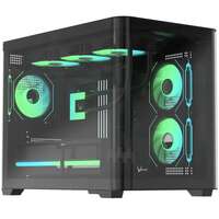 Корпус MicroATX Minitower Formula Crystal U2M Floe Black