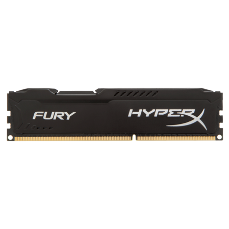 Модуль памяти DIMM 4Gb DDR3 PC12800 1600MHz Kingston HyperX Fury Black Series (HX316C10FB/4)