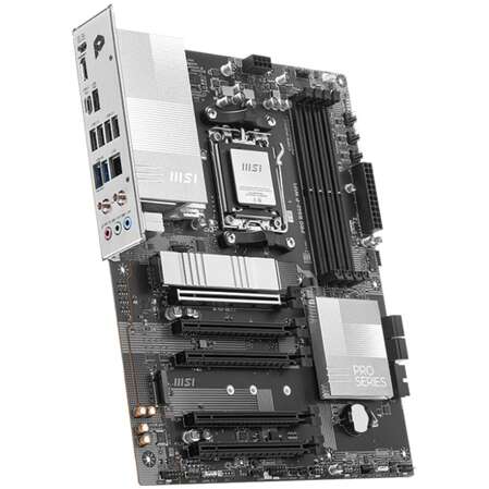 Материнская плата MSI Pro B840-P WiFi Socket-AM5 AMD B840 4xDDR5, 4xSATA3, RAID, 2xM.2, 5xPCI-E16x, 3xUSB3.2, 1xUSB3.2 Type C, HDMI, WiFi, 2.5Glan, ATX Ret