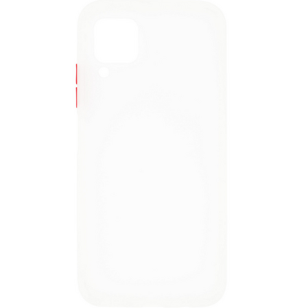 Чехол для Huawei P40 Lite\Nova 6 SE Zibelino Plastic Matte прозрачная окантовка