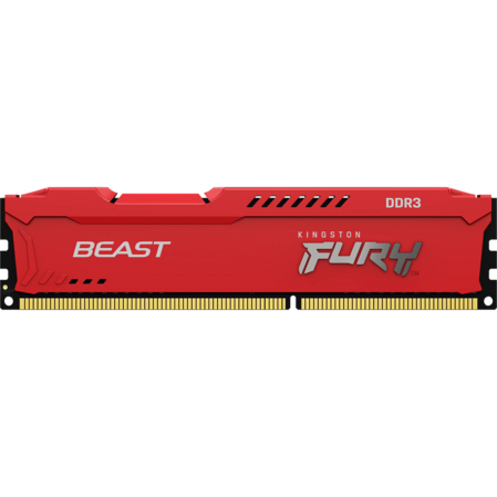 Модуль памяти DIMM 4Gb DDR3 PC15000 1866MHz Kingston Fury Beast Red (KF318C10BR/4)
