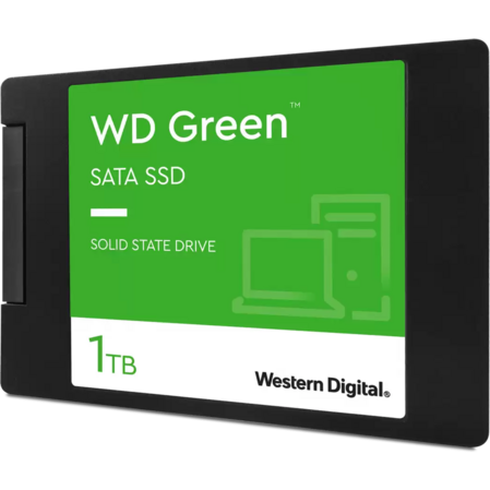 Внутренний SSD-накопитель 1000Gb Western Digital Green WDS100T3G0A SATA3 2.5"