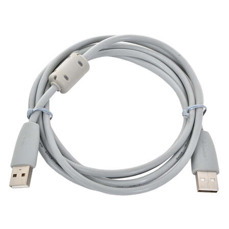 Кабель USB2.0 тип А(m)-A(m) 1,8м. Belsis (BW1403) ферритовые кольца