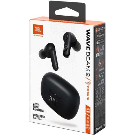 Bluetooth гарнитура JBL Wave Beam 2 Black