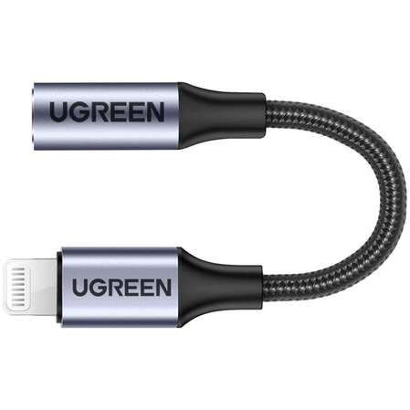 Адаптер Ugreen Lightning to Jack 3.5 для подключения наушников US211 (30756)