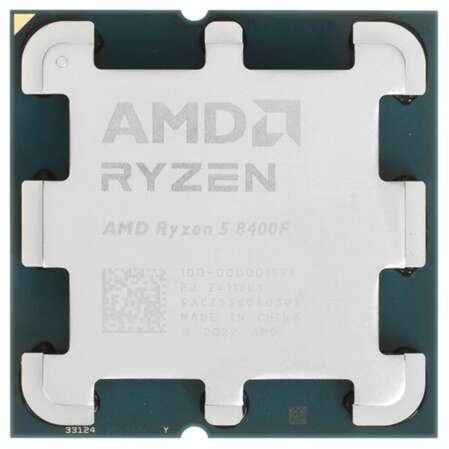 Процессор AMD Ryzen 5 8400F, 4.2ГГц, (Turbo 4.7ГГц), 6-ядерный, L3 16МБ, Сокет AM5, OEM
