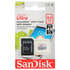 Micro SecureDigital 64Gb SanDisk Ultra microSDXC class 10 UHS-1 (SDSQUNB-064G-GN3MA)