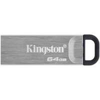 USB Flash накопитель 64GB Kingston DataTraveler Kyson (DTKN/64GB) USB 3.0 Черно-серебристый