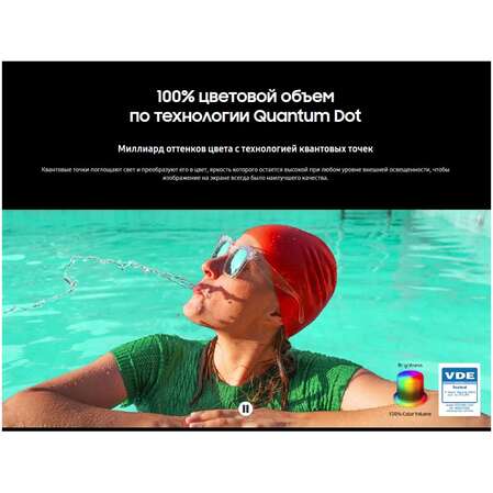 Телевизор 55" Samsung QE55Q70DAUXRU 2024 (4K UHD 3840x2160, Smart TV) серый (EAC)
