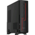 Корпус MicroATX Slim-Desktop Minitower Delux H308 450W Black/Red