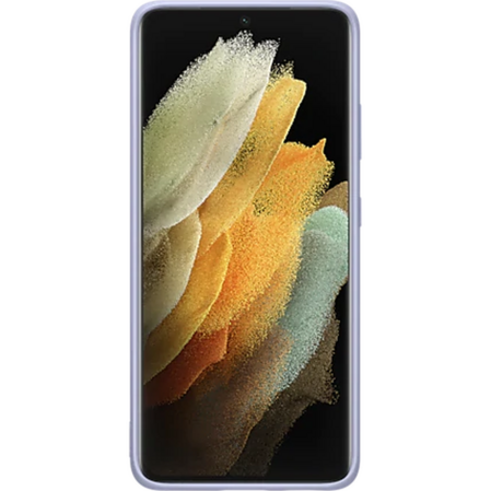 Чехол для Samsung Galaxy S21 Ultra SM-G998 Silicone Cover фиолетовый