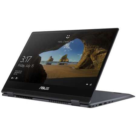Ноутбук ASUS VivoBook Flip 14 TP412FA-EC518T Pentium N5405/4Gb/128Gb SSD/14" FullHD Touch/Win10 Grey