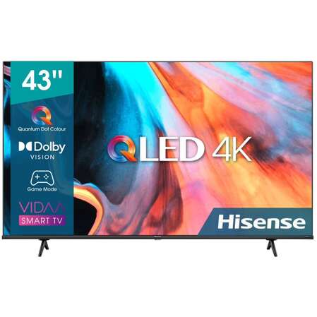 Телевизор 43" Hisense 43E7KQ  (4K Ultra HD 3840x2160, Smart TV) черный