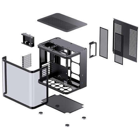 Корпус Mini-ITX JONSBO TK-2 Black