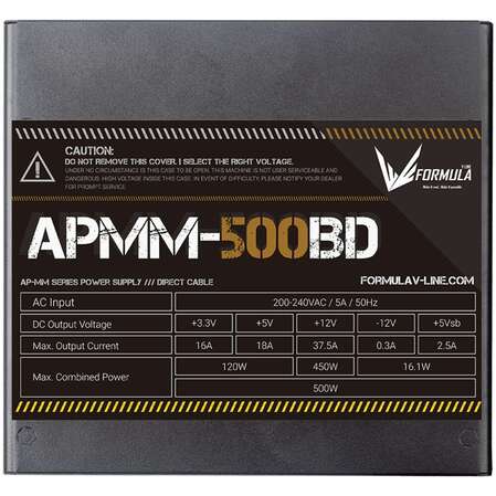 Блок питания 500W Formula APMM-500BD