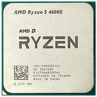 Процессор AMD Ryzen 5 4600G, 3.7ГГц, (Turbo 4.2ГГц), 6-ядерный, L3 8МБ, Сокет AM4, OEM