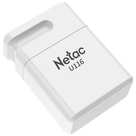 USB Flash накопитель 64GB Netac U116 ( NT03U116N-064G-20WH ) USB2.0 Белый