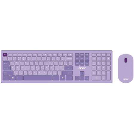 Клавиатура+мышь Acer OCC205 Wireless Purple