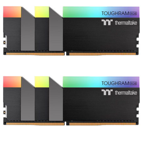 Модуль памяти DIMM 16Gb 2х8Gb DDR4 PC24000 3000MHz Thermaltake Toughram RGB (R009D408GX2-3000C16B)