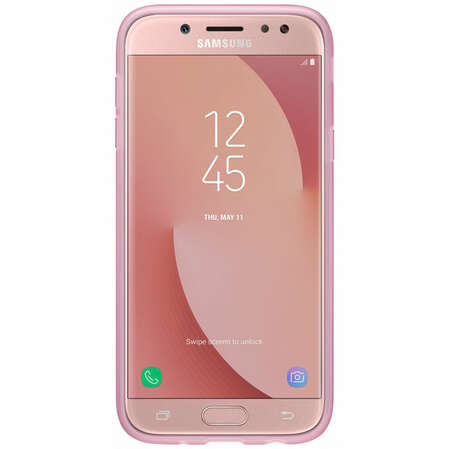 Чехол для Samsung Galaxy J7 (2017) SM-J730FM Jelly Cover розовый 