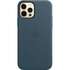 Чехол для Apple iPhone 12\12 Pro Leather Case with MagSafe Baltic Blue