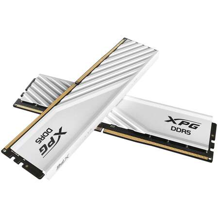 Модуль памяти DIMM 32Gb 2х16Gb DDR5 PC44800 5600MHz ADATA XPG Lancer Blade White (AX5U5600C4616G-DTLABWH)