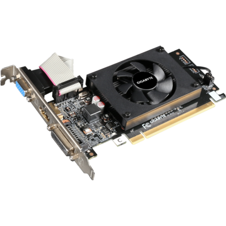 Видеокарта Gigabyte GeForce GT 710 2024Mb, GV-N710D3-2GL D-Sub, DVI, HDMI
