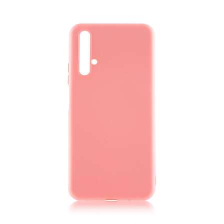 Чехол для Honor 20 Brosco Softrubber\Soft-touch розовый