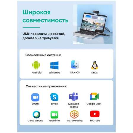 Web-камера Ugreen CM678 (15728)