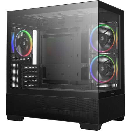 Корпус MicroATX Minitower Deepcool CG380 3F черный