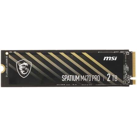 Внутренний SSD-накопитель 2000Gb MSI Spatium M470 Pro Client SSD S78-440Q990-P83 M.2 2280 PCIe NVMe 4.0 x4