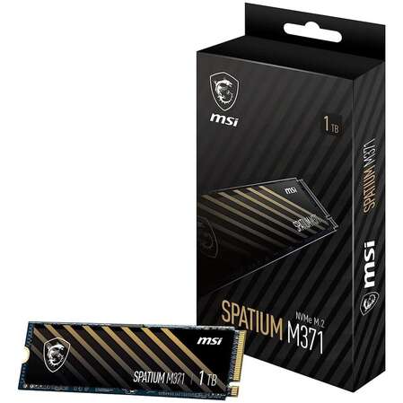 Внутренний SSD-накопитель 1000Gb MSI Spatium M371 S78-440L870-P83 M.2 2280 PCIe NVMe 3.0 x4