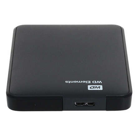 Внешний жесткий диск 2.5" 500Gb WD Elements Portable WDBUZG5000ABK-WESN USB3.0 Черный