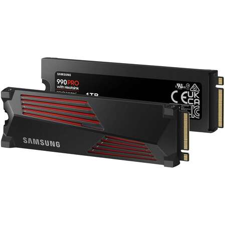Внутренний SSD-накопитель 1000Gb Samsung 990 Pro with Heatsink (MZ-V9P1T0CW) M.2 2280 PCI-E 4.0 x4